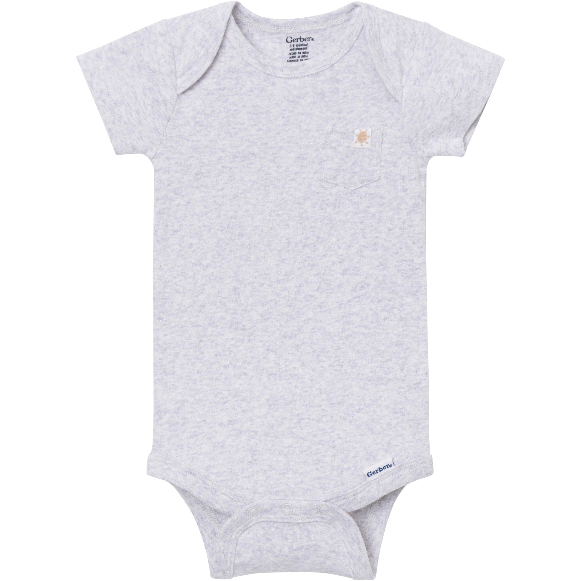 4-Pack Baby Neutral Sunny Day Kites Short Sleeve Bodysuits onesies Gerber® 