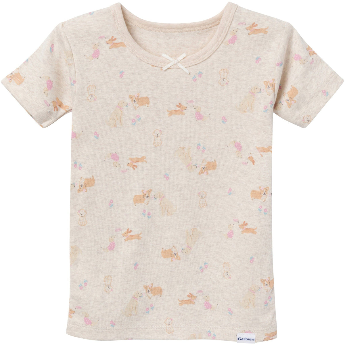 4-Piece Baby & Toddler Girls Dogs Tops and Pants Sets