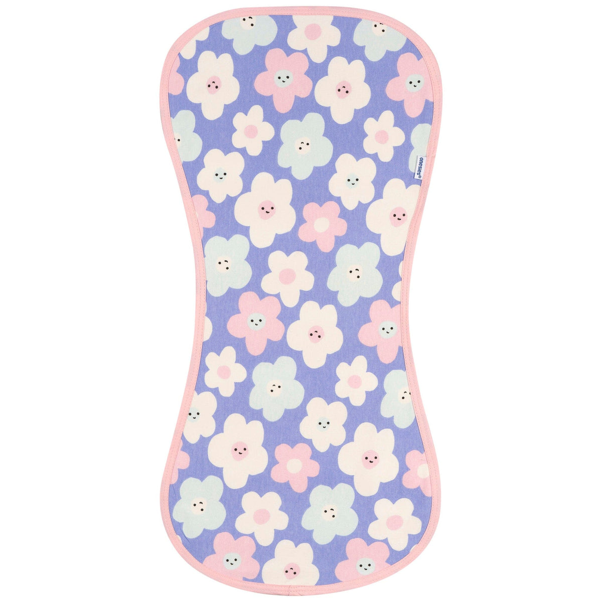 4-Piece Baby Girls Pink/Purple Burpcloth bibs Gerber® 