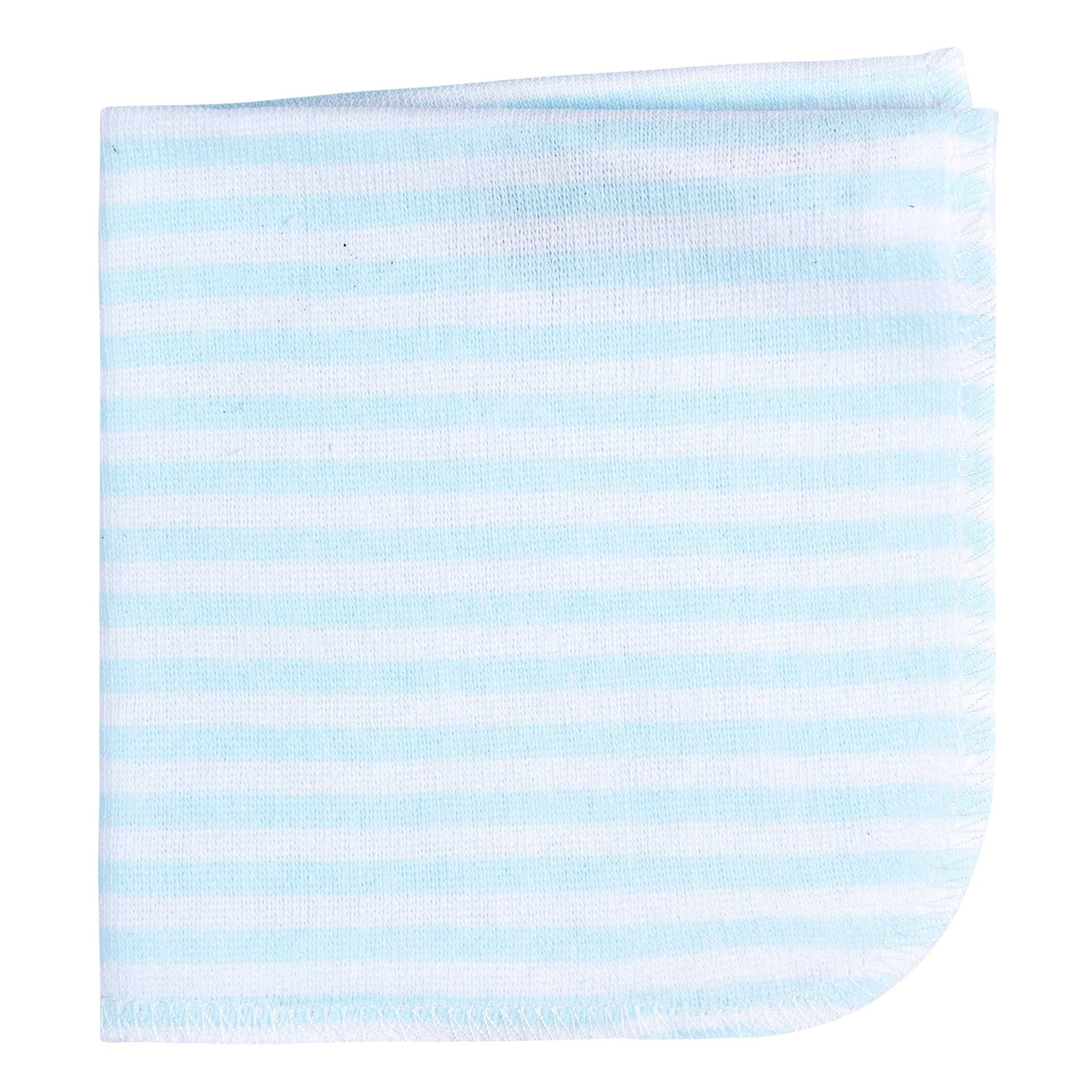 4-Piece Baby Neutral Blue Penguin Towel & Washcloths
