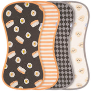 4-Piece Baby Neutral Sushi Burpcloth bibs Gerber® 