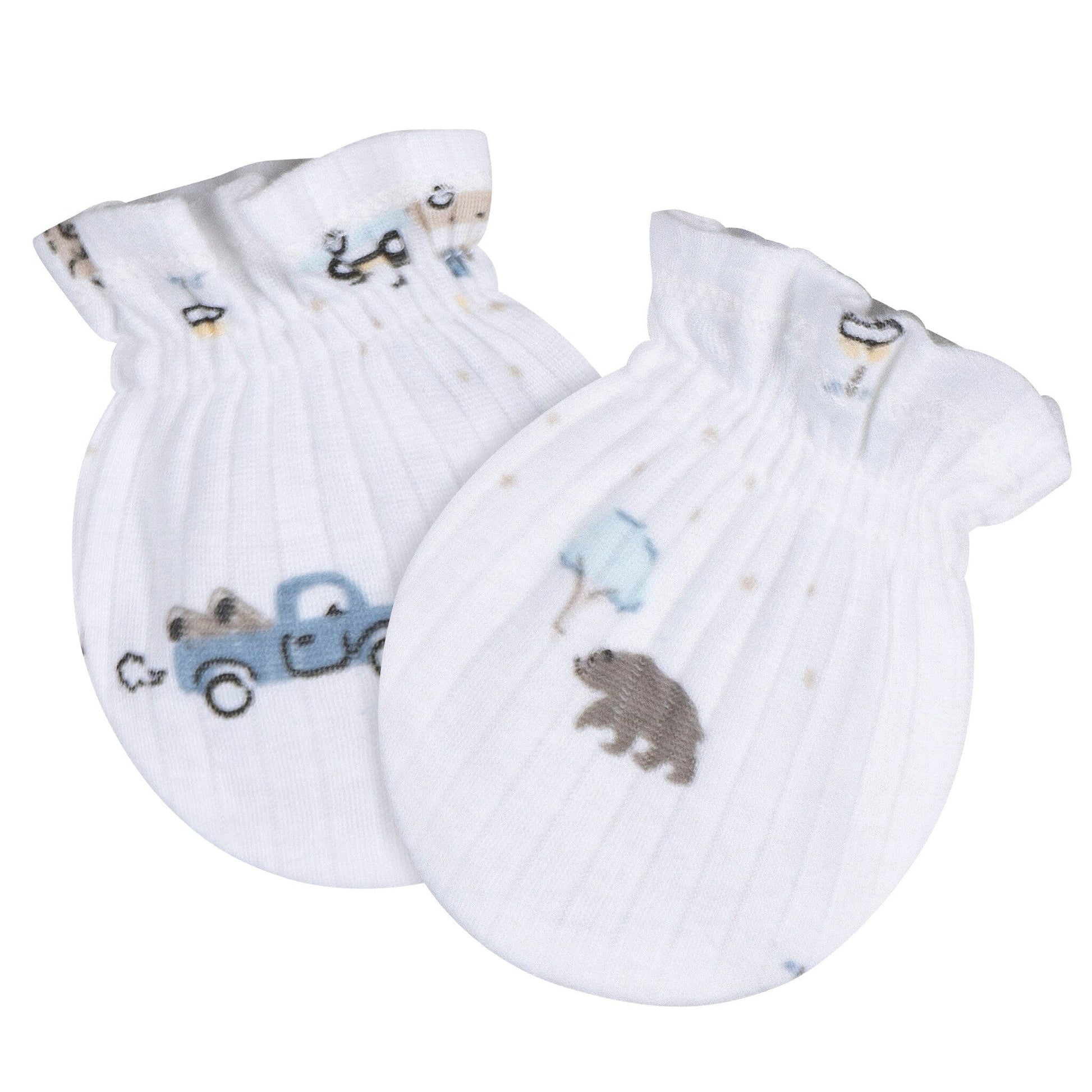 4-Piece Baby Boys Road Trip Cap and Mitten Set Accessories Gerber® 