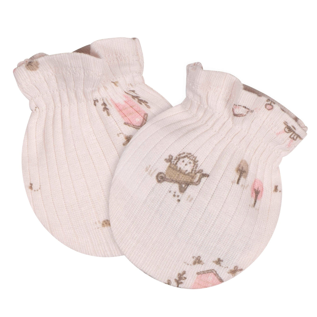4-Piece Baby Girls Garden Cap and Mitten Set Accessories Gerber® 
