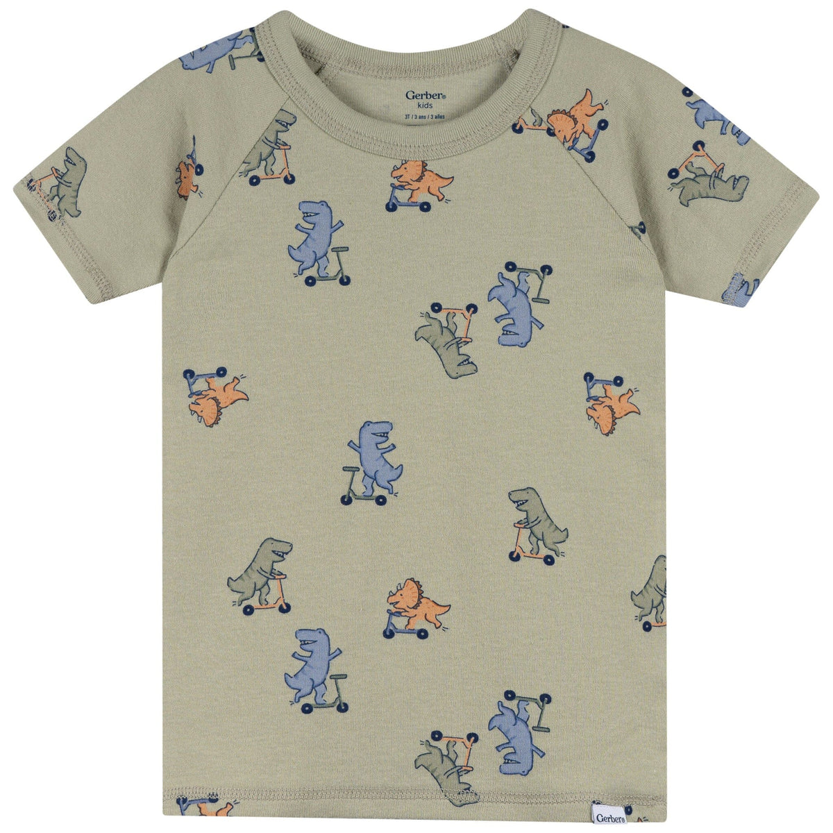 4-Piece Infant & Toddler Boys Dino Pajama Set sleepwear Gerber® 