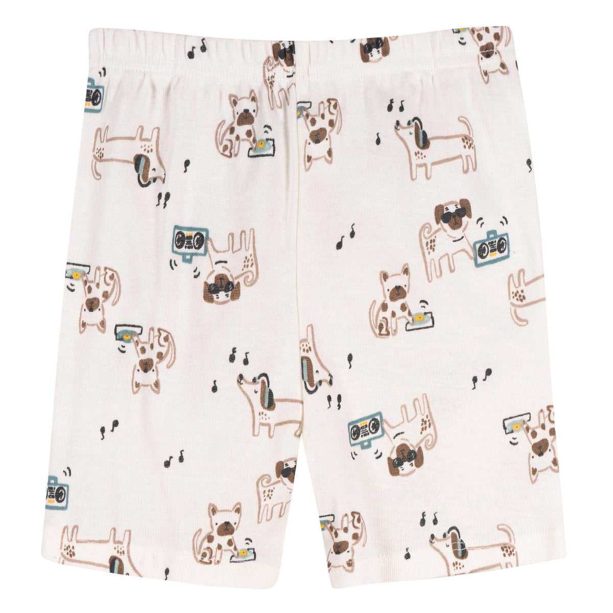 4-Piece Infant & Toddler Boys Musical Dog Cotton Pajama Short Set sleepwear Gerber® 