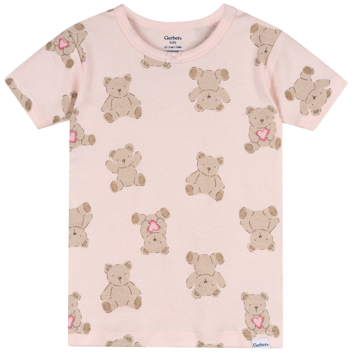 4-Piece Infant & Toddler Girls Bears Pajama Set sleepwear Gerber® 