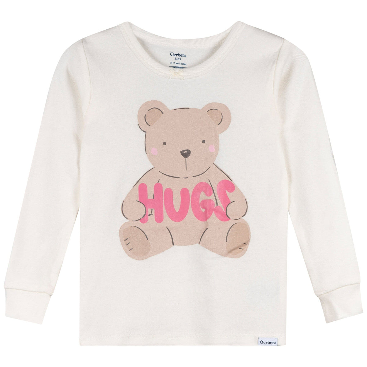 4-Piece Infant & Toddler Girls Bears Pajama Set sleepwear Gerber® 