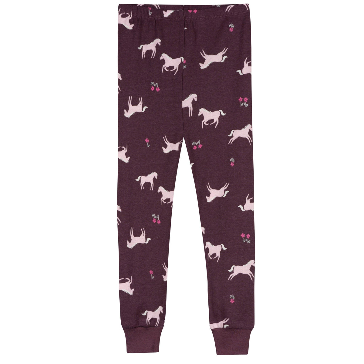 4-Piece Infant & Toddler Girls Horses Pajama Set sleepwear Gerber® 