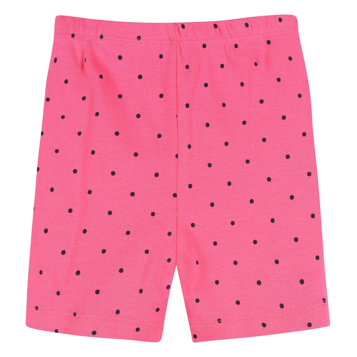 4-Piece Infant & Toddler Girls Pink and Green Strawberries Cotton Pajama Short Set sleepwear Gerber® 