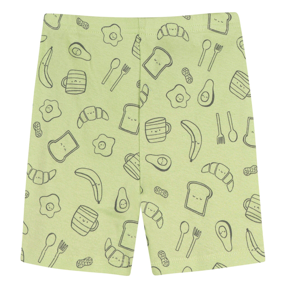 4-Piece Infant & Toddler Neutral Blue Naptime Cotton Pajama Short Set sleepwear Gerber® 