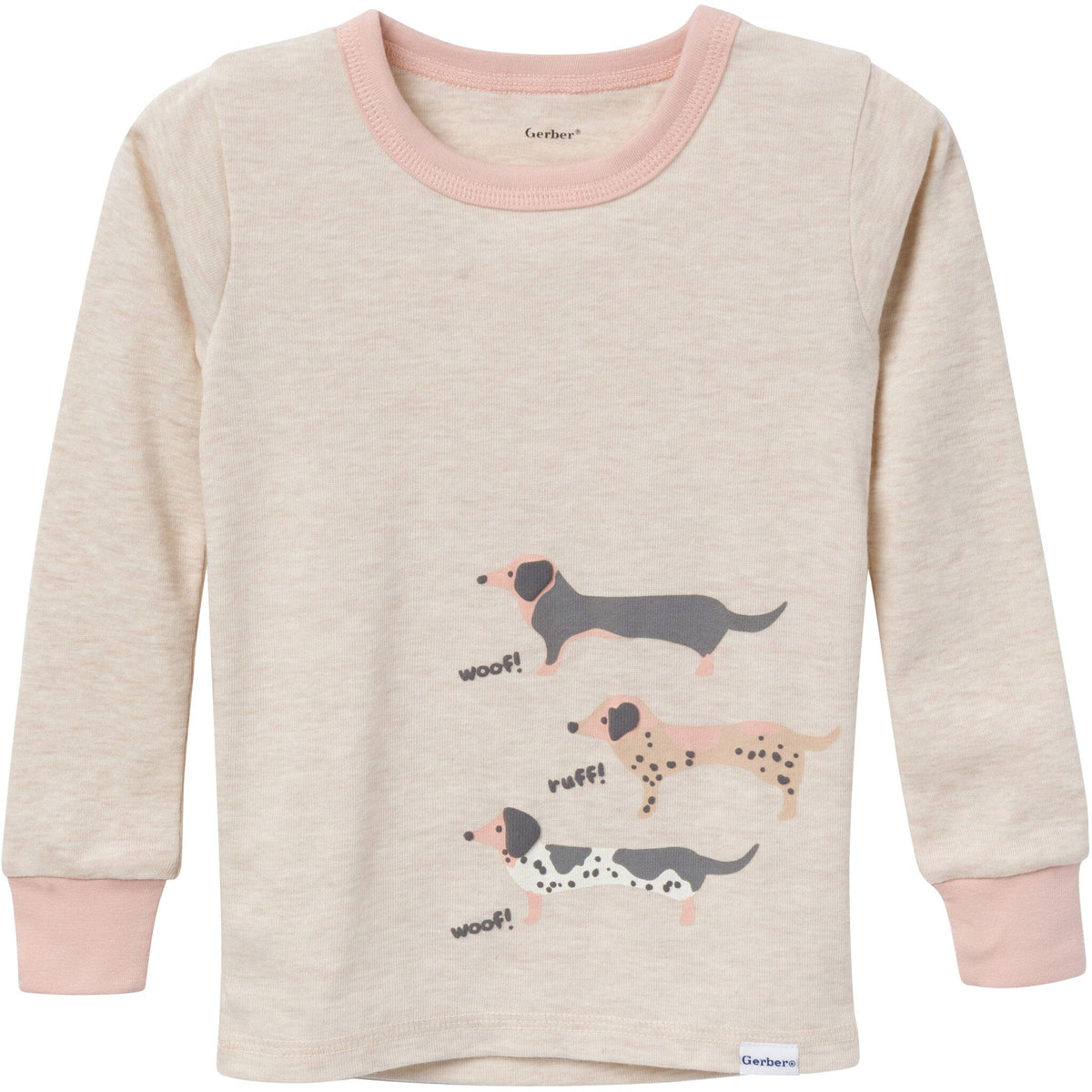 4-Piece Baby & Toddler Neutral Dog Tops and Pants Sets