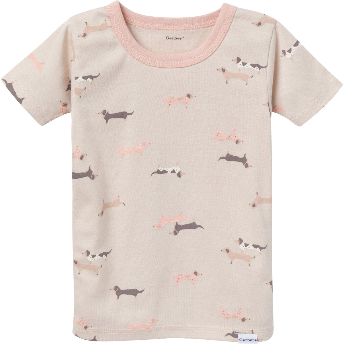 4-Piece Baby & Toddler Neutral Dog Tops and Pants Sets