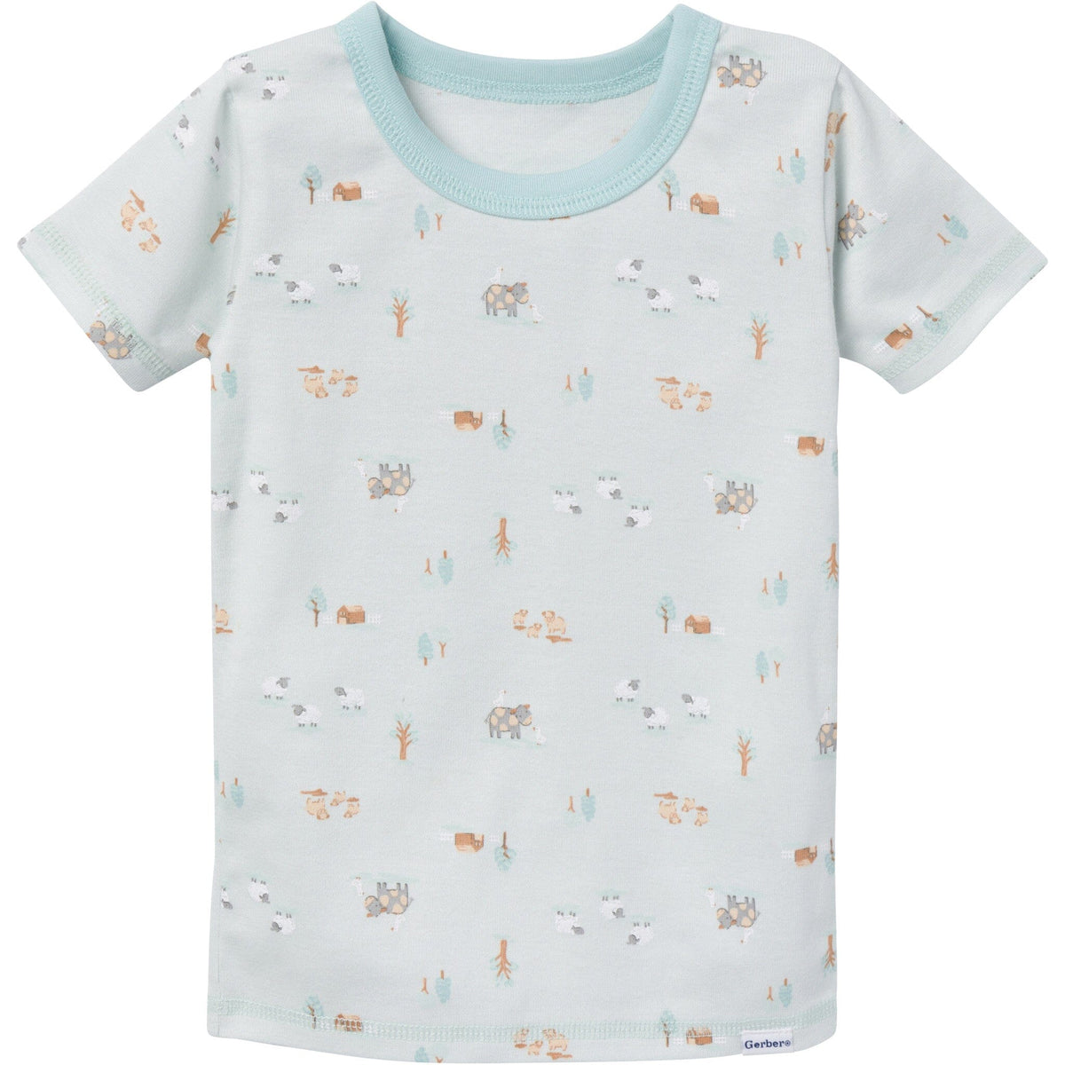 4-Piece Baby & Toddler Neutral Farm Tops and Pants Sets