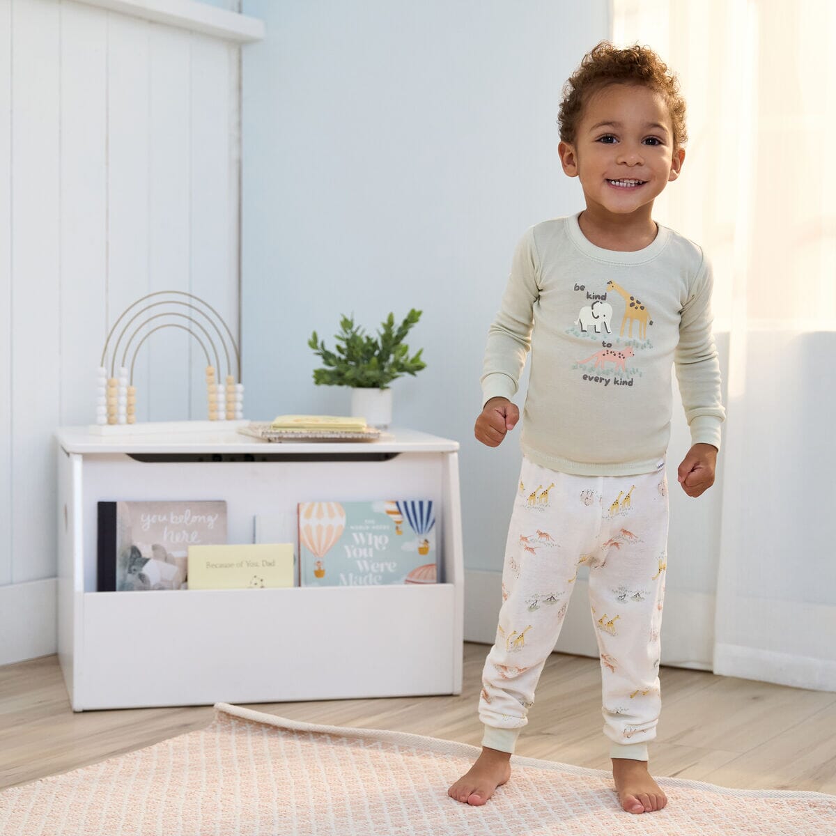4-Piece Infant & Toddler Neutral Safari Tops and Pants Sets sleepwear Gerber® 