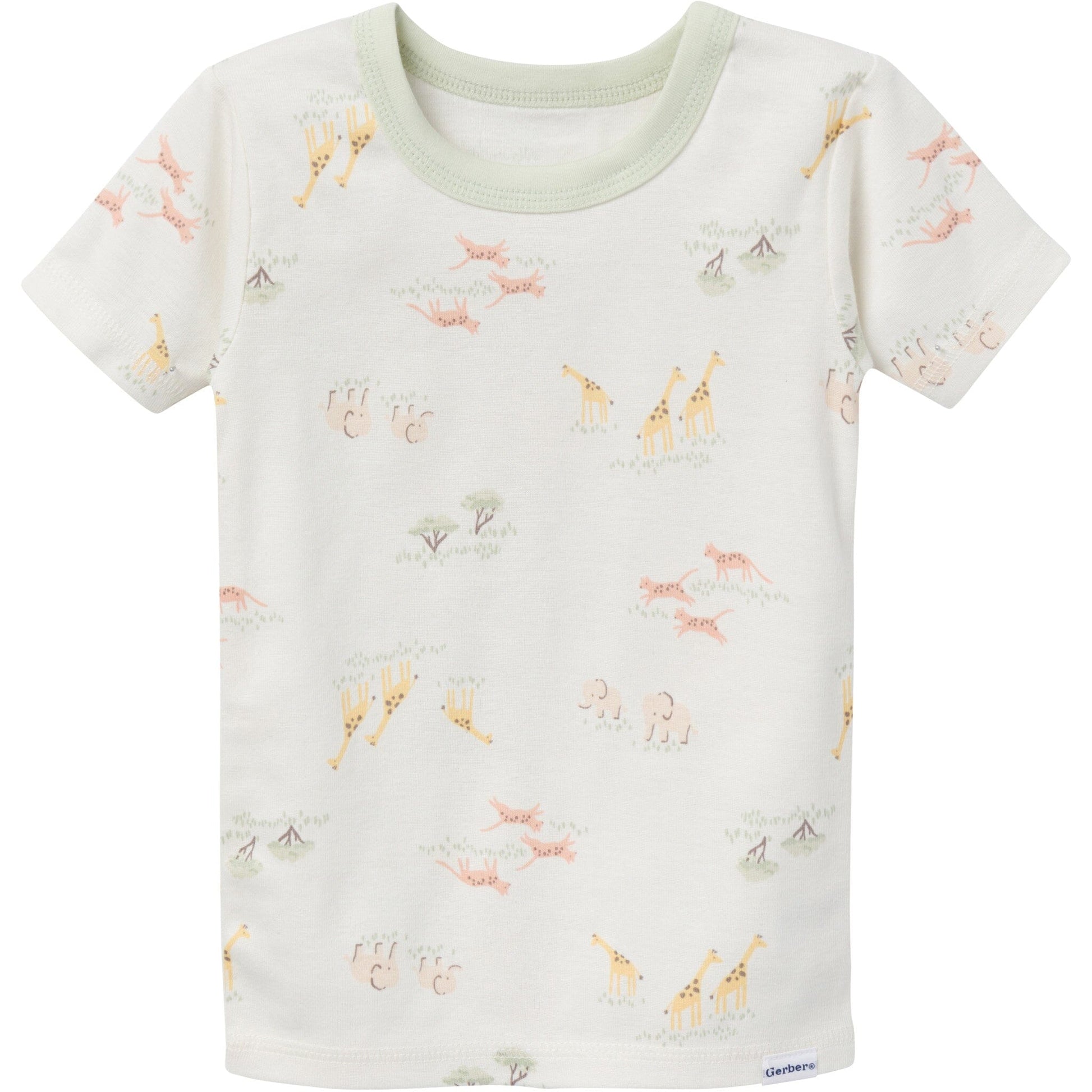 4-Piece Baby & Toddler Neutral Safari Tops and Pants Sets