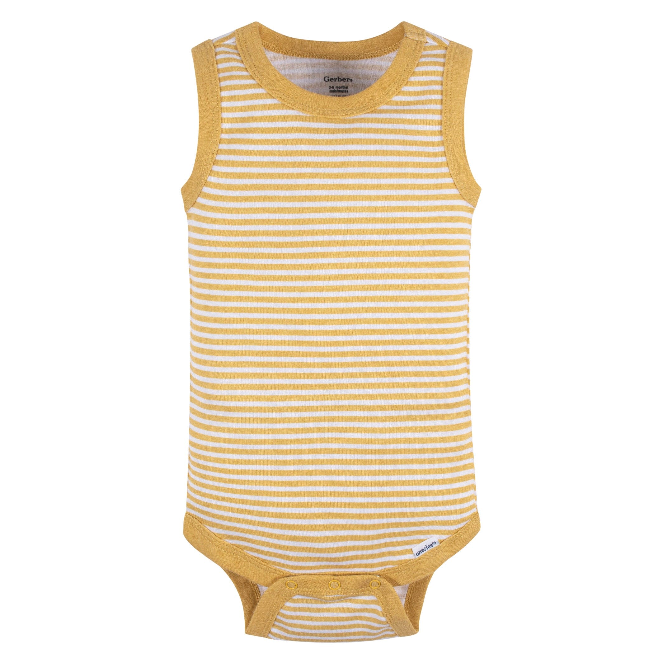 5-Pack Baby Boys Blue Stripe Sleeveless Onesies® Bodysuits
