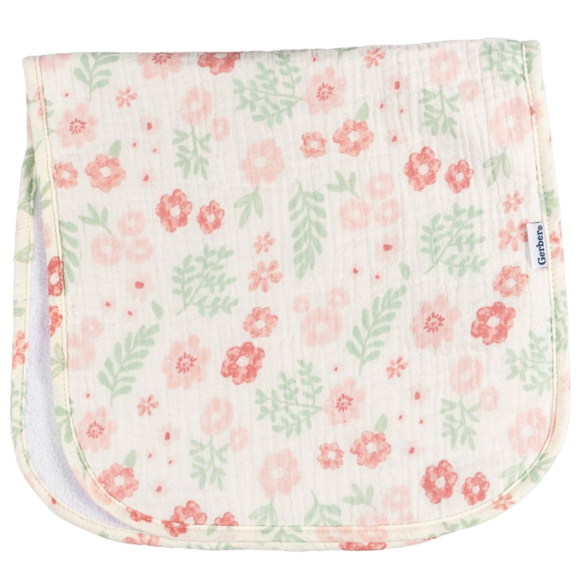 5-Pack Baby Girls Multi Pink Floral Muslin Burpcloth
