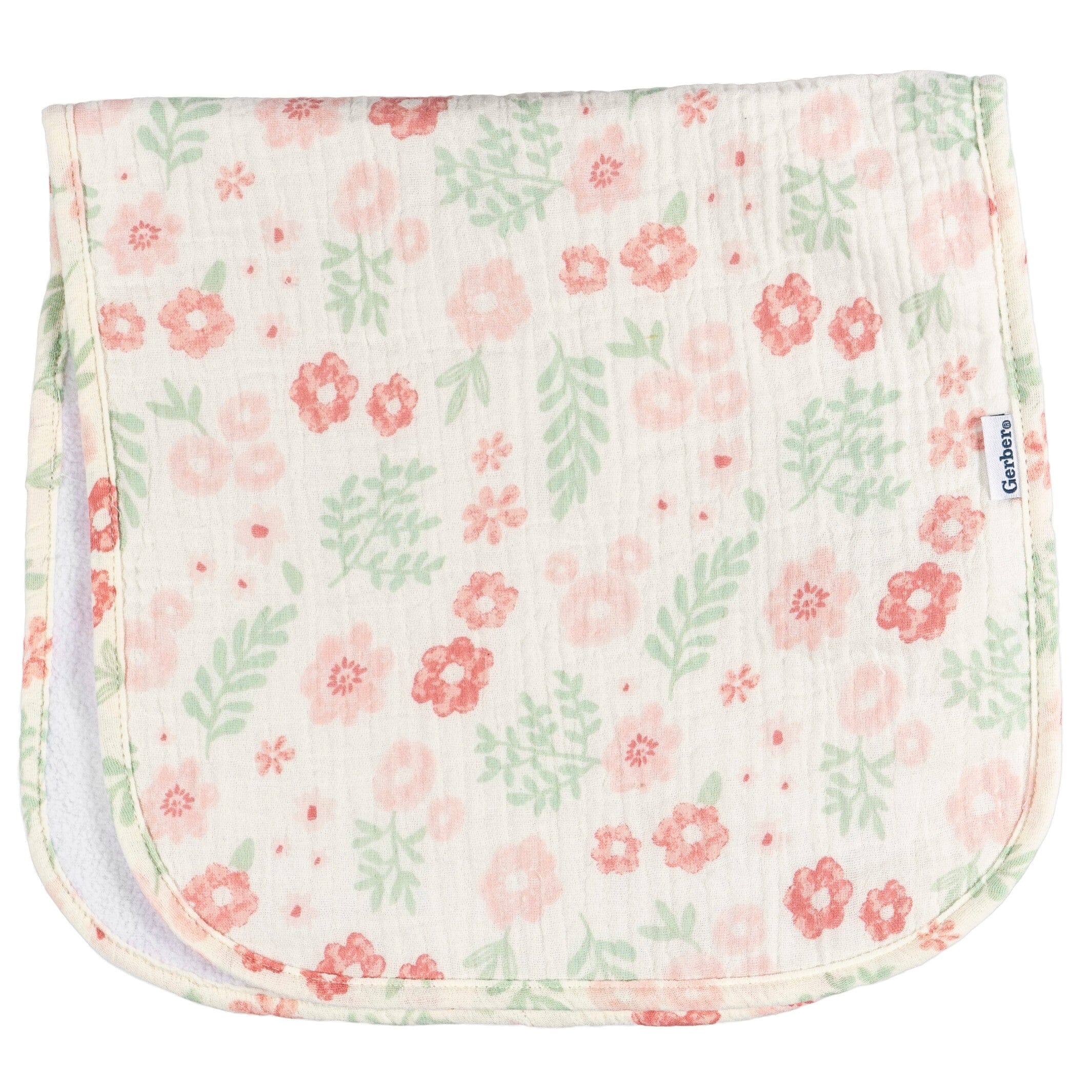 5-Pack Baby Girls Multi Pink Floral Muslin Burpcloth