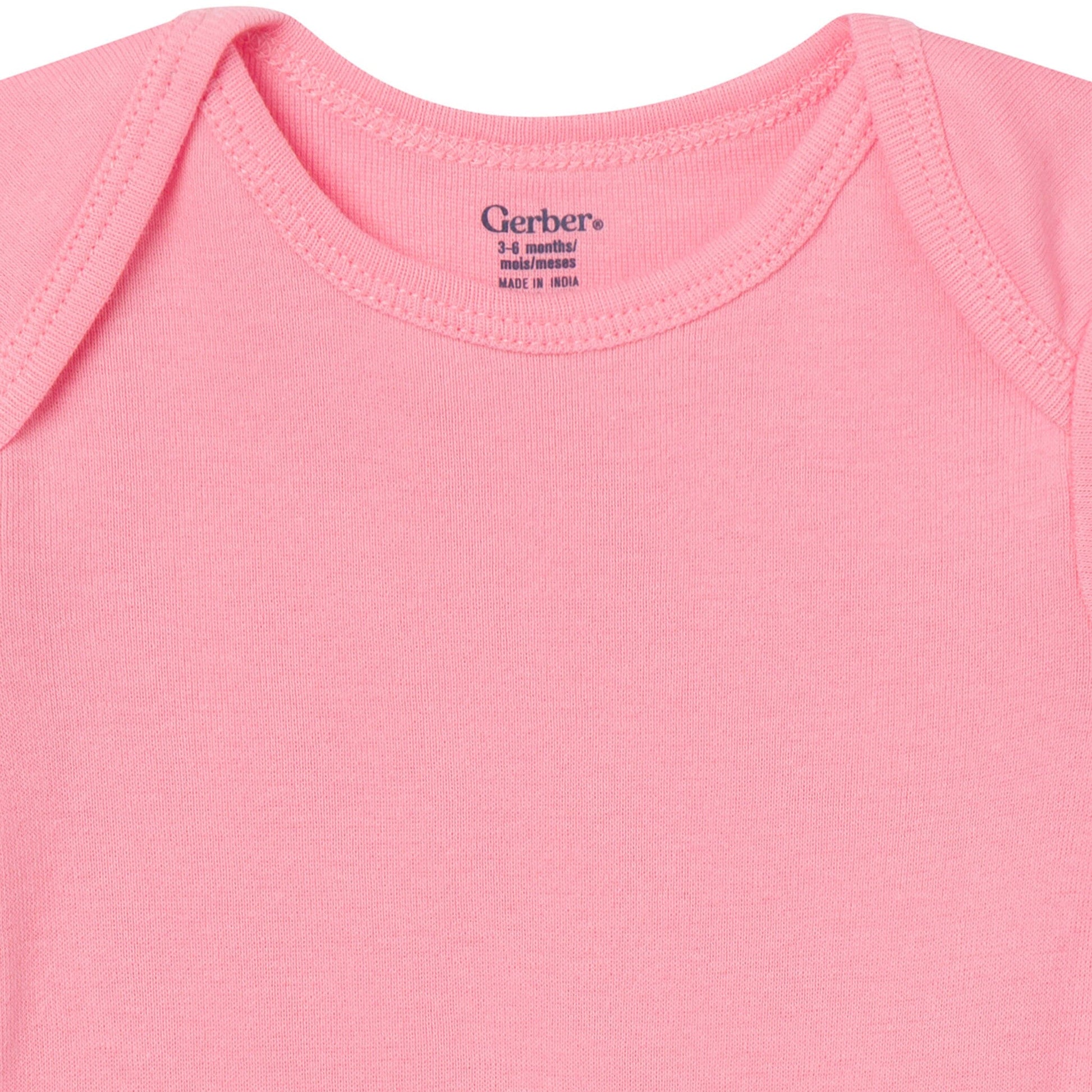 5-Pack Baby Girls Pastels Short Sleeve Bodysuits Onesies Bodysuits Gerber® 