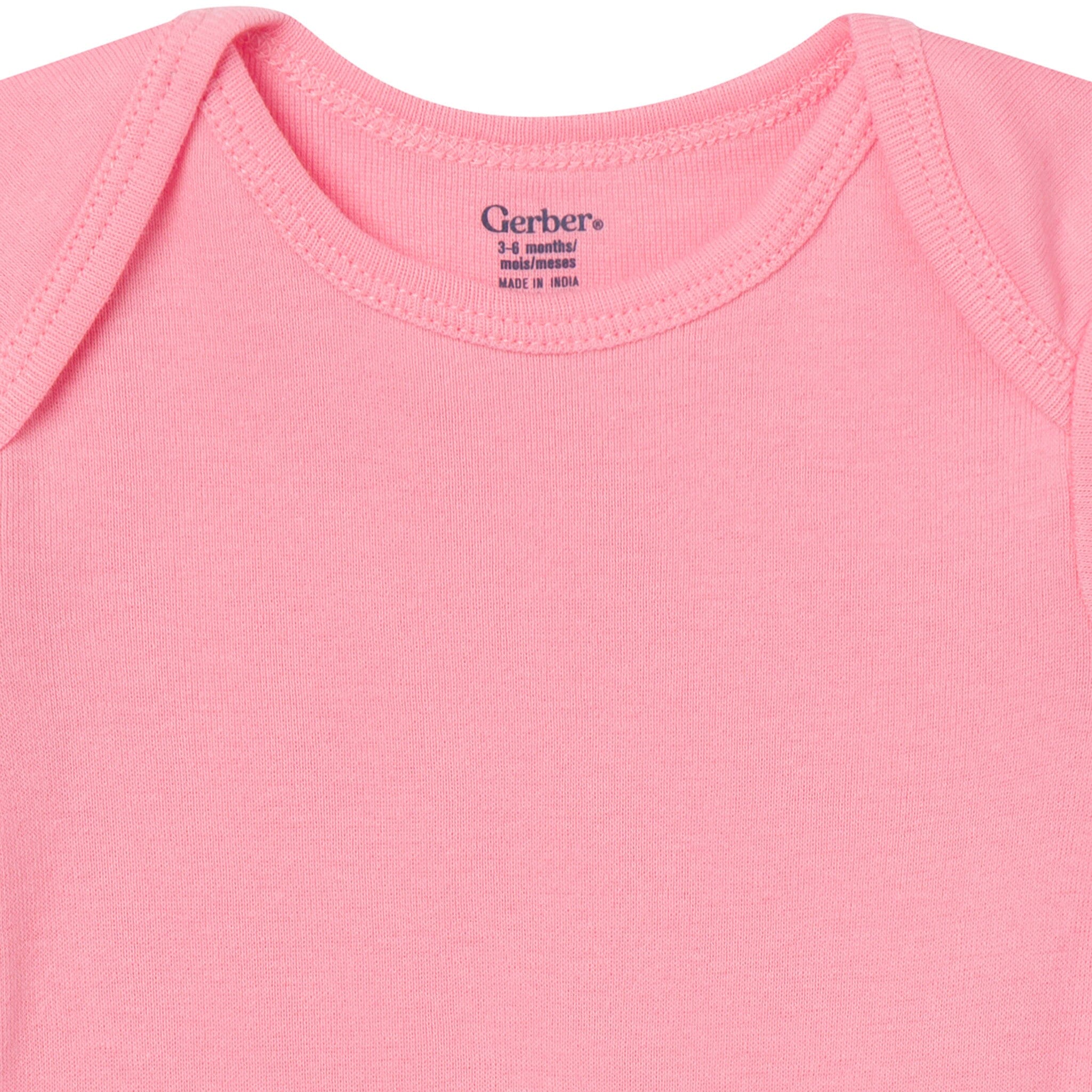 5-Pack Baby Girls Pastels Short Sleeve Bodysuits Onesies Bodysuits Gerber® 