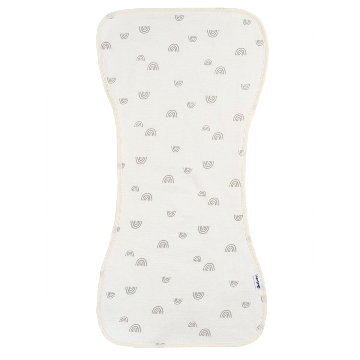 5-Pack Baby Girls Pink Rainbows Burpcloth