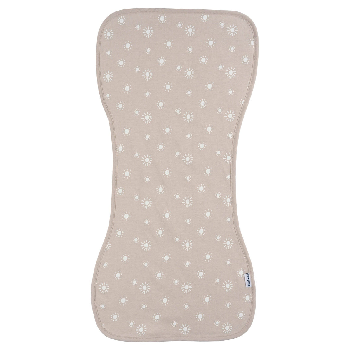 5-Pack Baby Girls Pink Rainbows Burpcloth