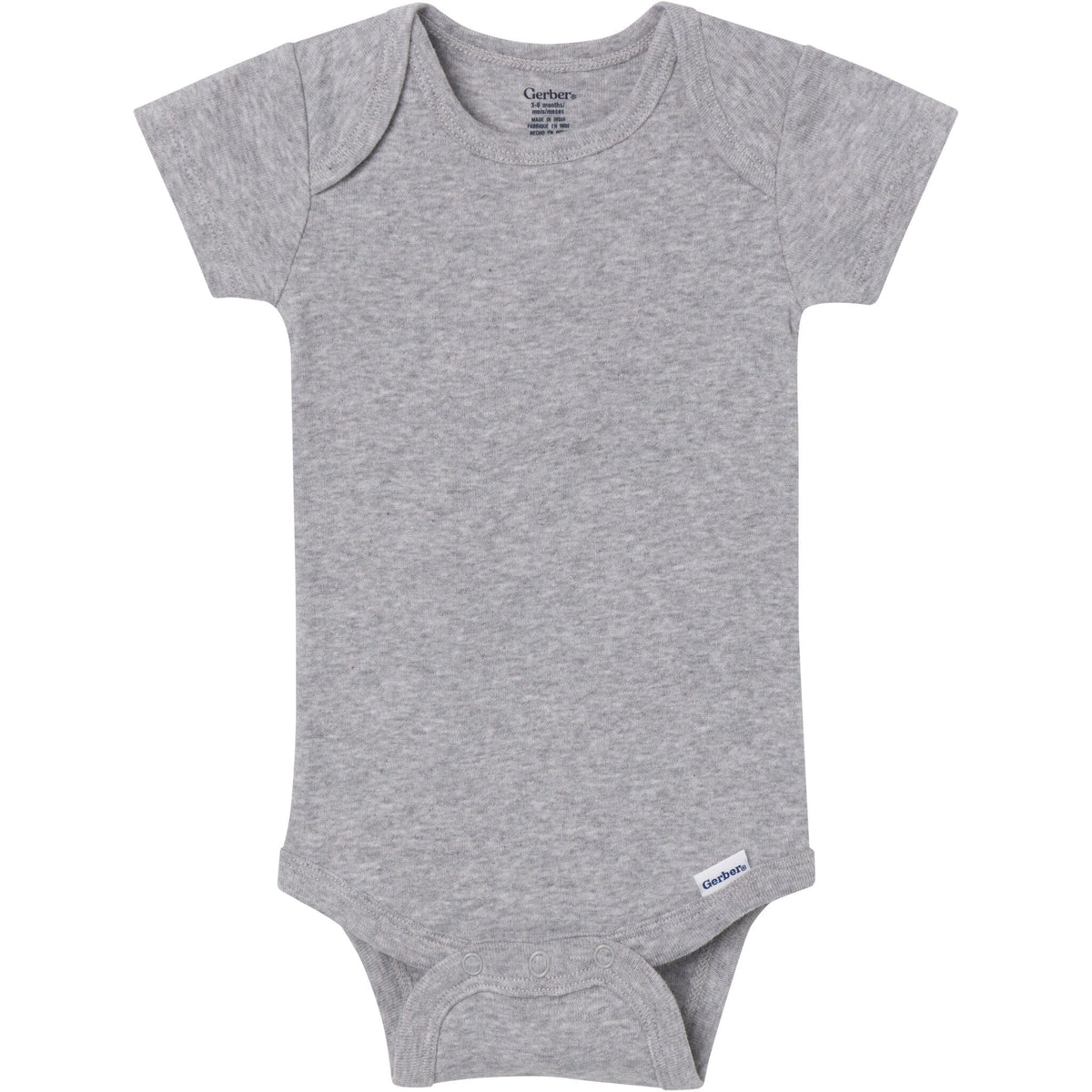 5-Pack Baby Neutral Classic Solids Short Sleeve Bodysuits Onesies Bodysuits Gerber® 