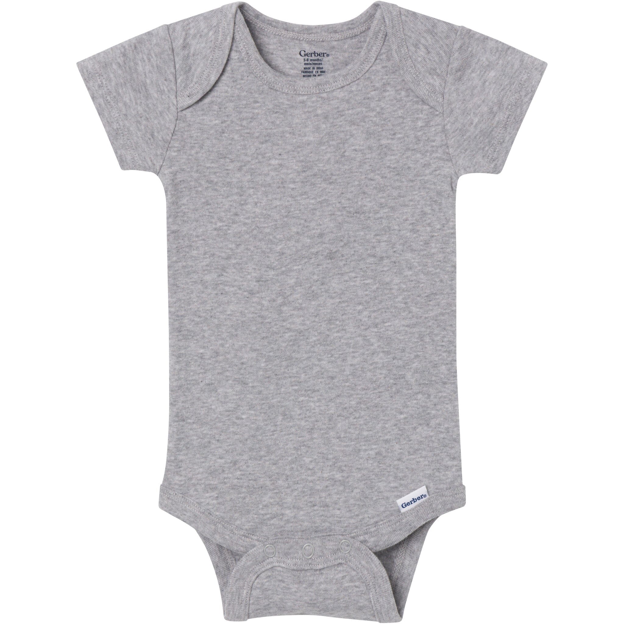 5-Pack Baby Neutral Classic Solids Short Sleeve Bodysuits Onesies Bodysuits Gerber® 