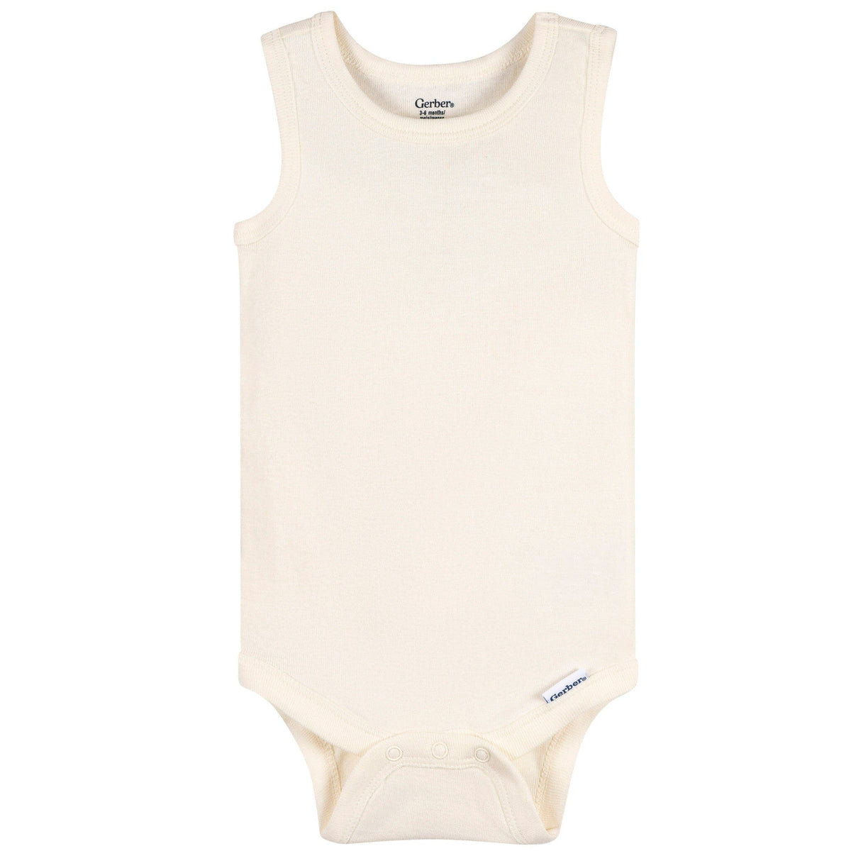 5-Pack Baby Neutral Earthy Neutrals Sleeveless Bodysuits onesies Gerber® 