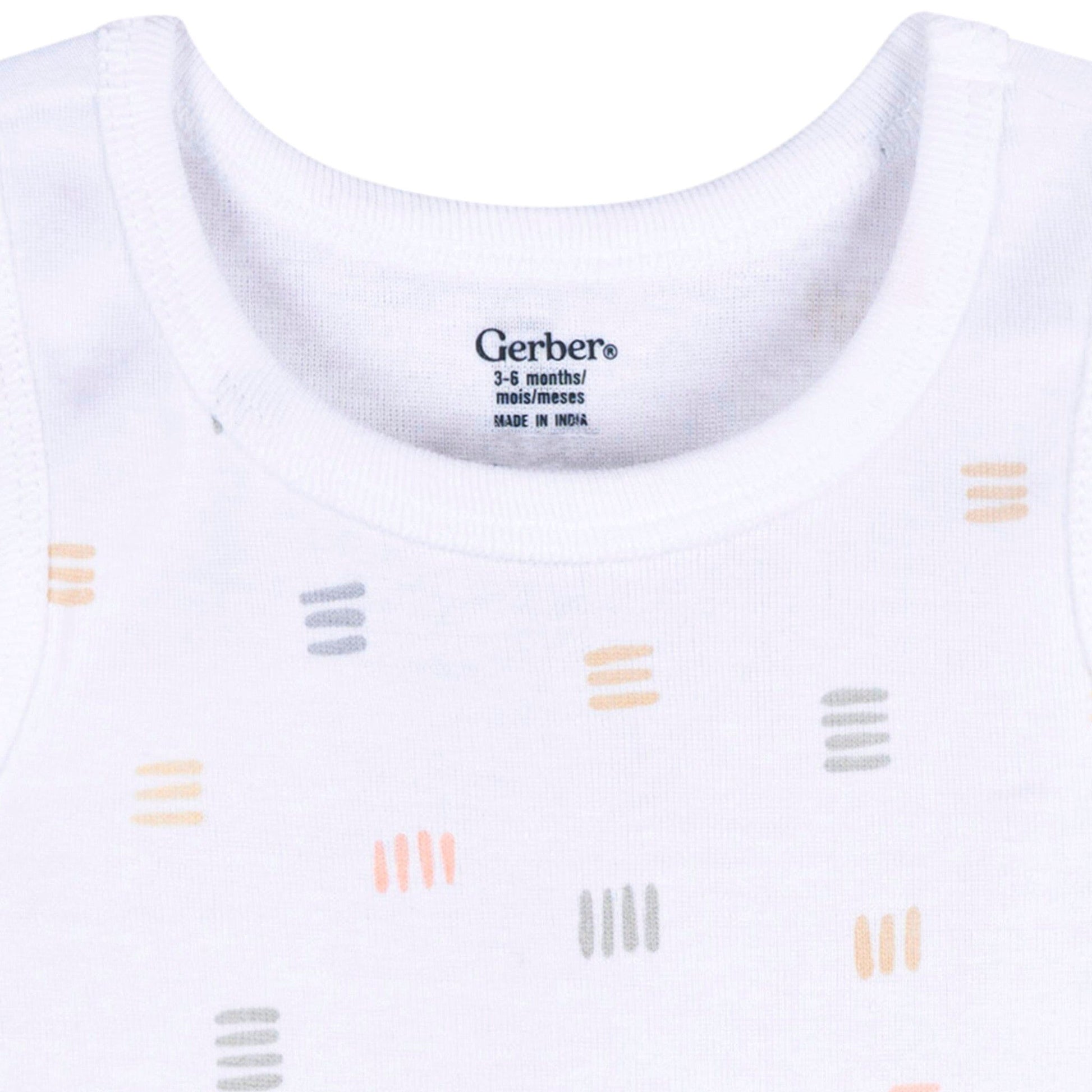 5-Pack Baby Neutral Earthy Neutrals Sleeveless Bodysuits onesies Gerber® 