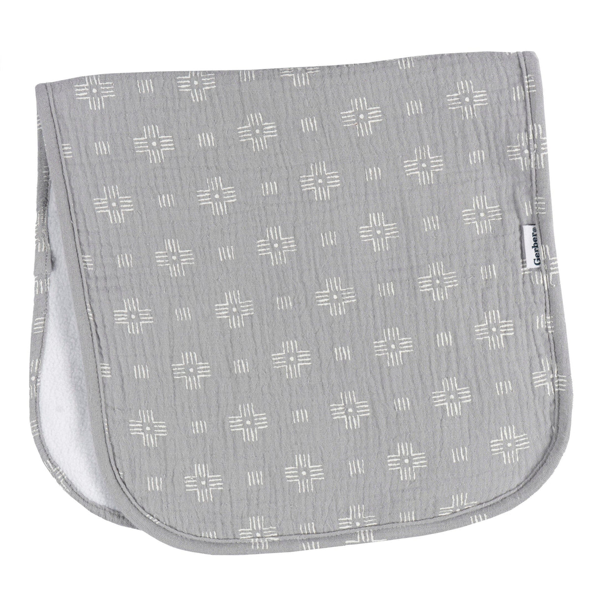 5-Pack Baby Neutral Multi Teal Dots Muslin Burpcloth