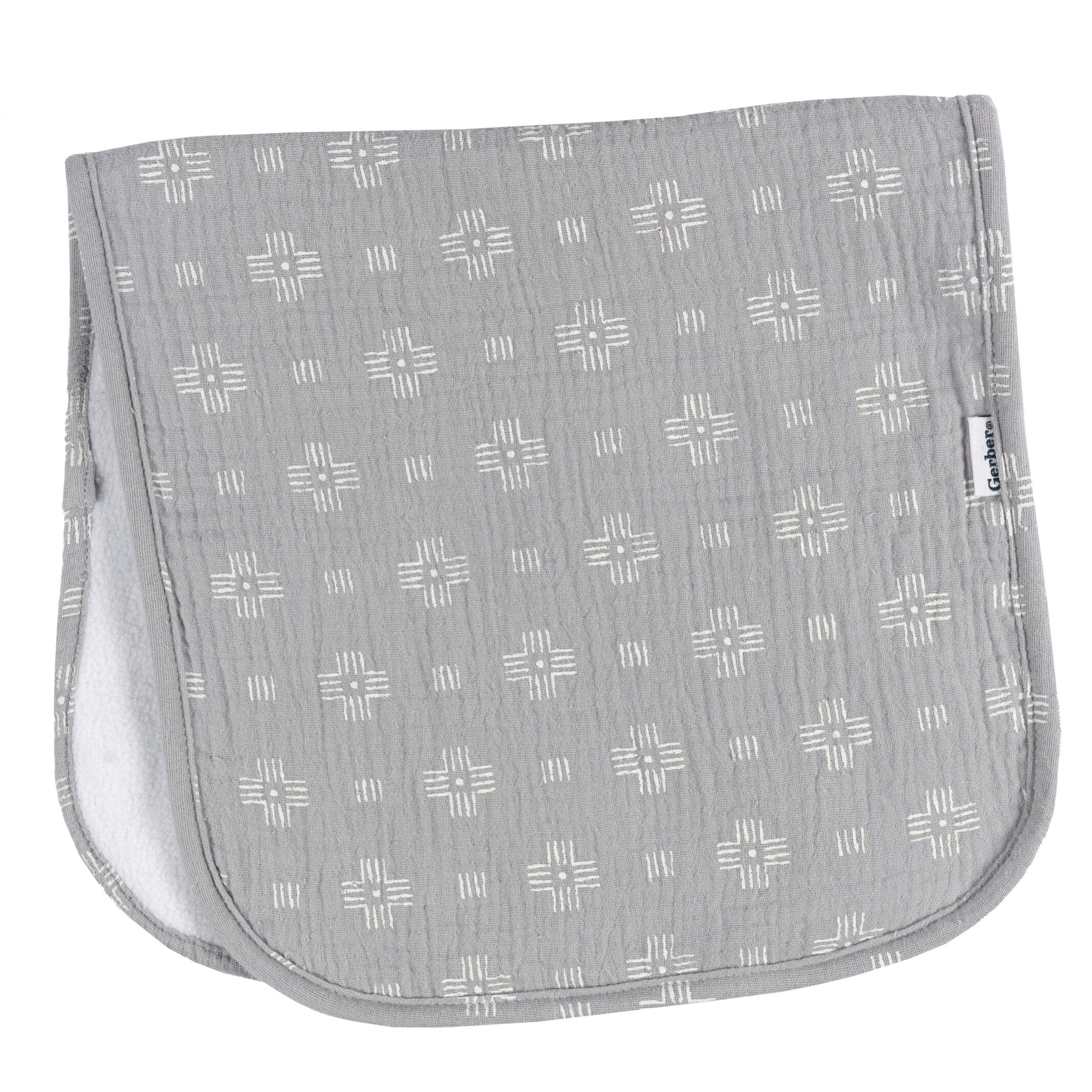 5-Pack Baby Neutral Multi Teal Dots Muslin Burpcloth