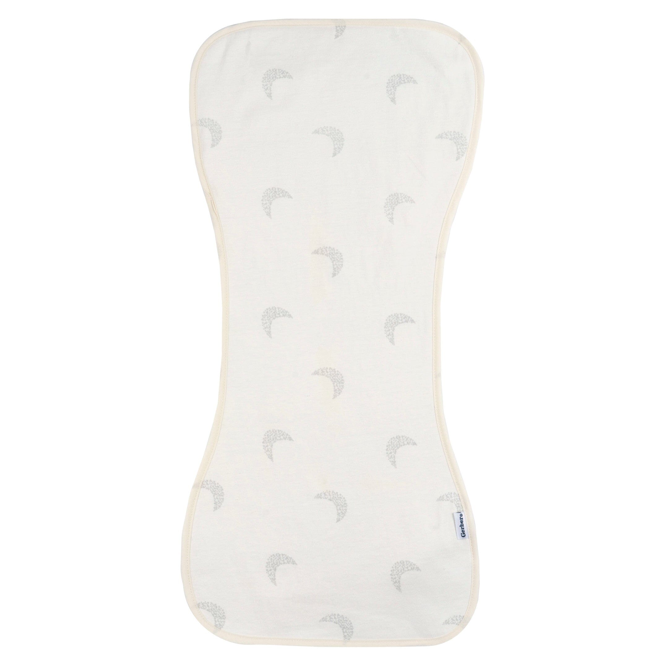 5-Pack Baby Neutral Tan Grey Burpcloth