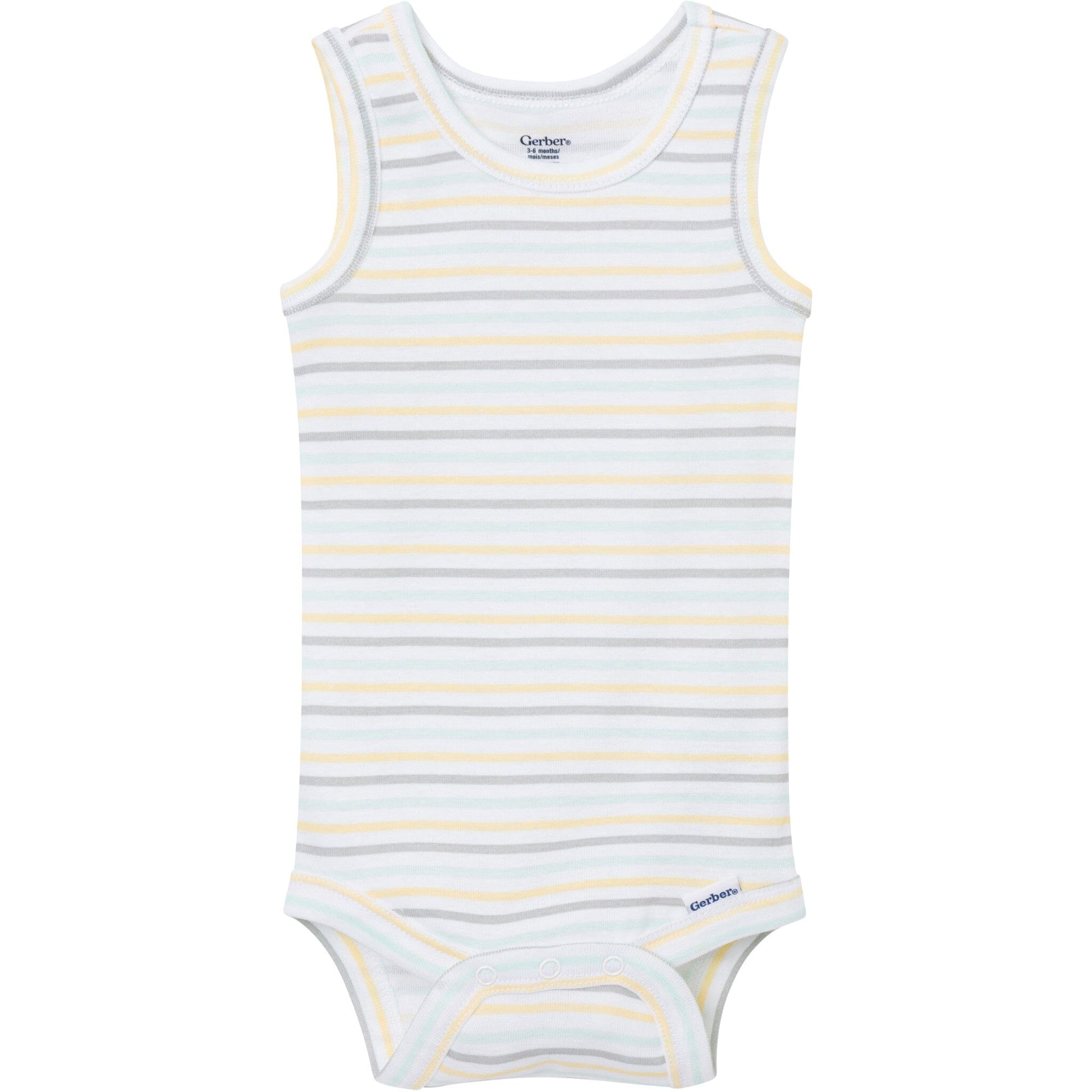 5-Pack Baby Neutral Yellow Sunshine Sleeveless Bodysuits onesies Gerber® 