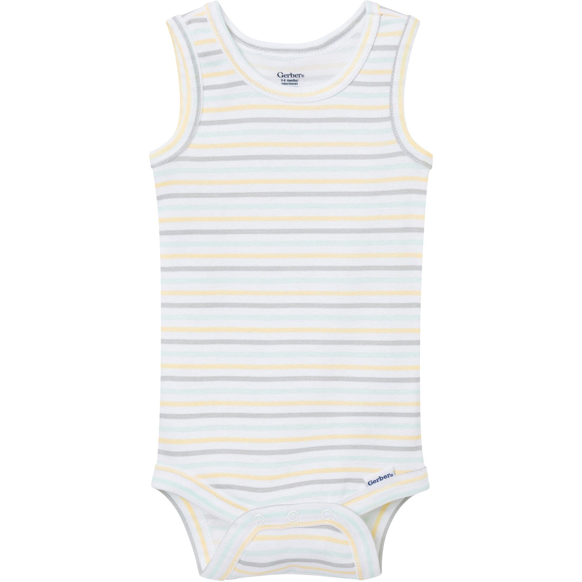 5-Pack Baby Neutral Yellow Sunshine Sleeveless Bodysuits onesies Gerber® 