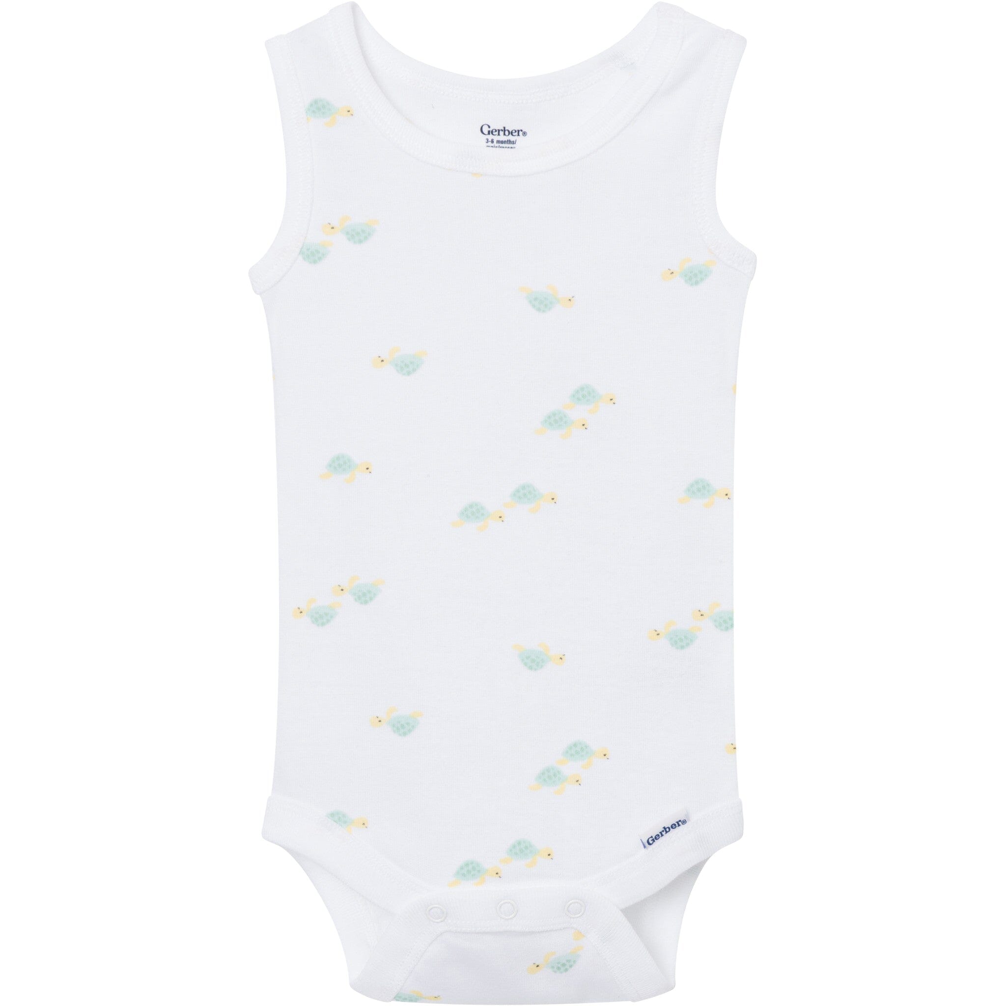 5-Pack Baby Neutral Yellow Sunshine Sleeveless Bodysuits onesies Gerber® 
