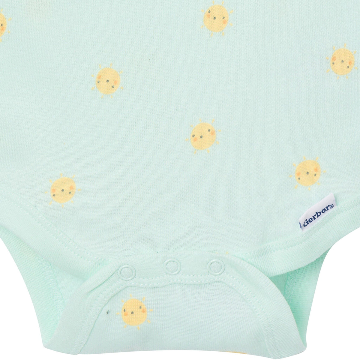 5-Pack Baby Neutral Yellow Sunshine Sleeveless Bodysuits onesies Gerber® 