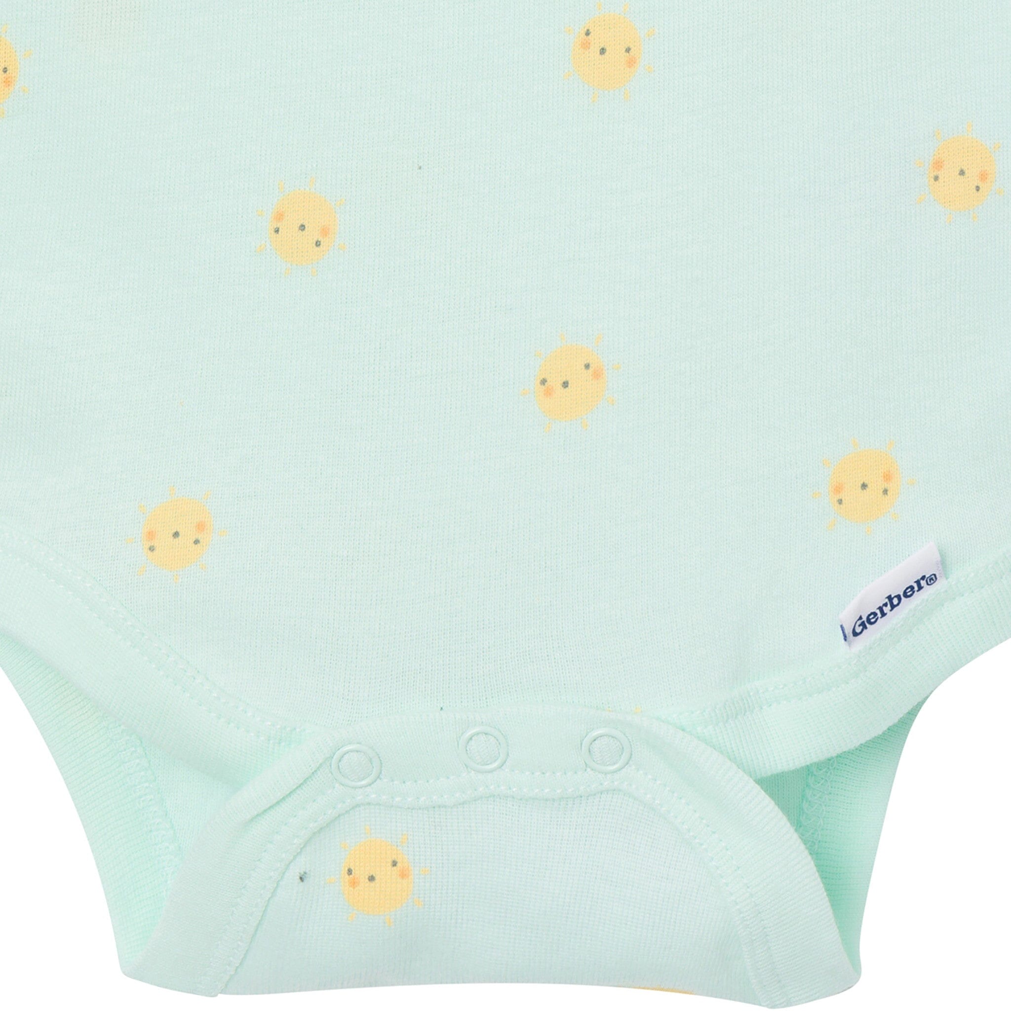 5-Pack Baby Neutral Yellow Sunshine Sleeveless Bodysuits onesies Gerber® 
