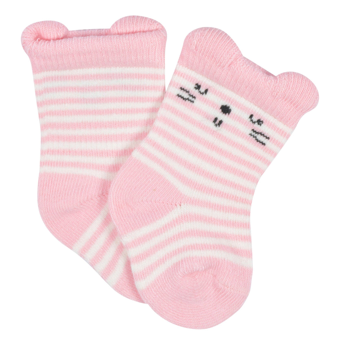 6- Baby Girls Ballerina Wiggle Proof® Socks