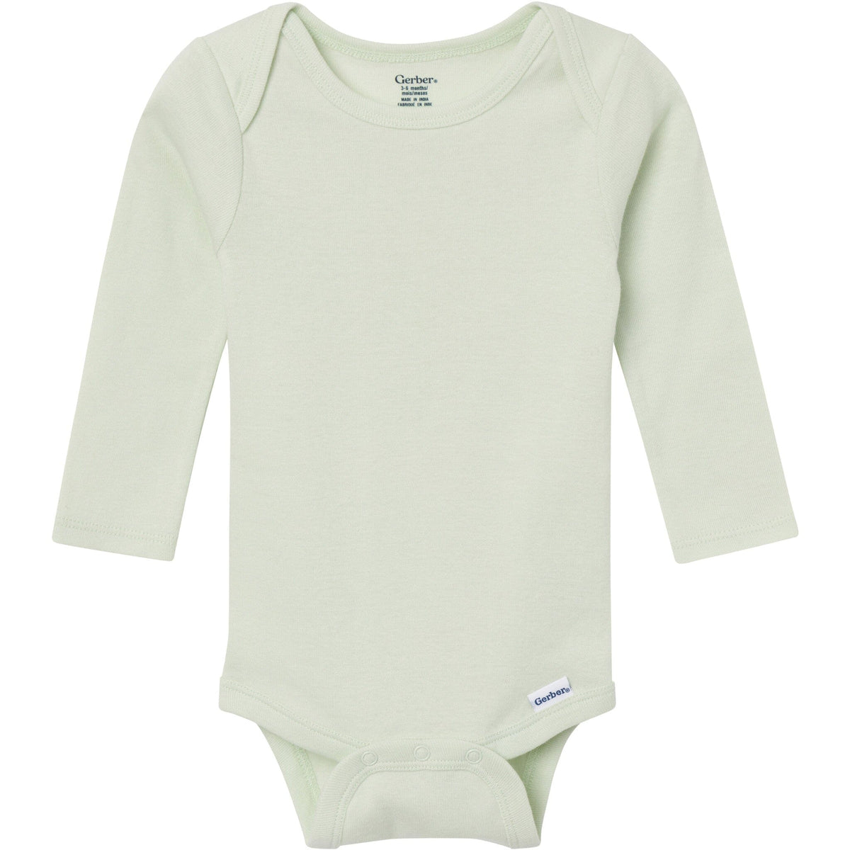 6-Pack Baby Girls Pink, Purple and Green Long Sleeve Bodysuits onesies Gerber® 