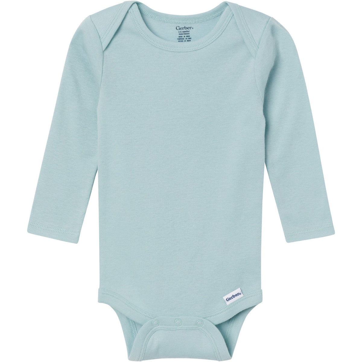 6-Pack Baby Girls Pink, Purple and Green Long Sleeve Bodysuits onesies Gerber® 
