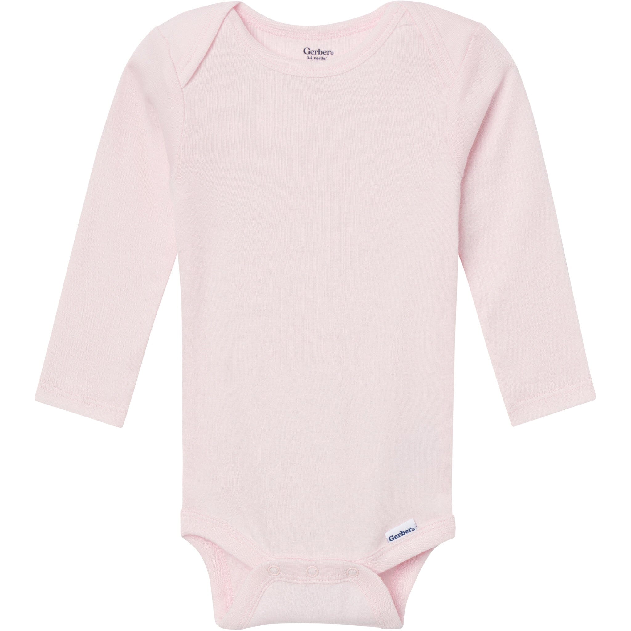 6-Pack Baby Girls Pink, Purple and Green Long Sleeve Bodysuits onesies Gerber® 
