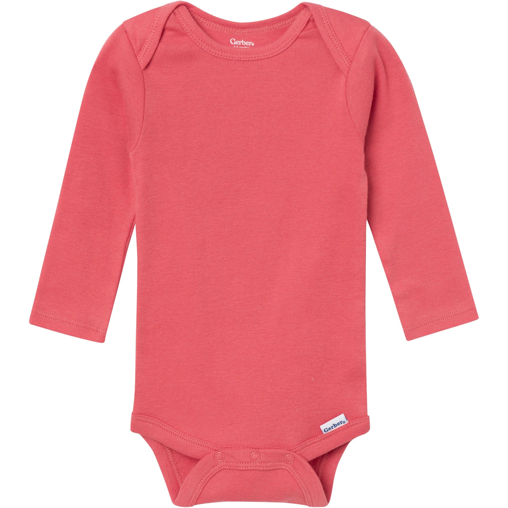 6-Pack Baby Girls Pink, Purple and Green Long Sleeve Bodysuits onesies Gerber® 