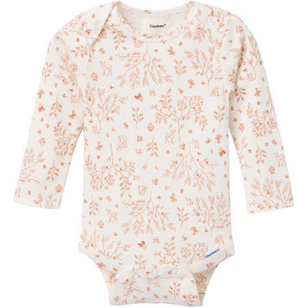 6-Pack Baby Girls Red Bodysuits