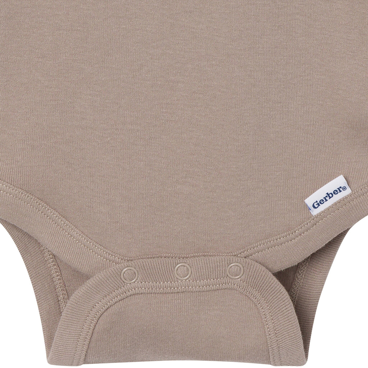 6-Pack Baby Neutral Gray, Black and Brown Long Sleeve Bodysuits onesies Gerber® 