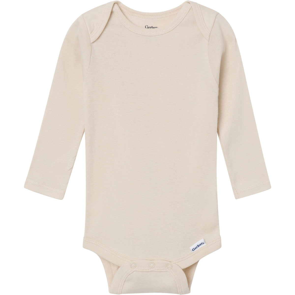 6-Pack Baby Neutral Gray, Black and Brown Long Sleeve Bodysuits onesies Gerber® 