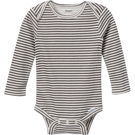 6-Pack Baby Neutral Tan Little Apples Bodysuits