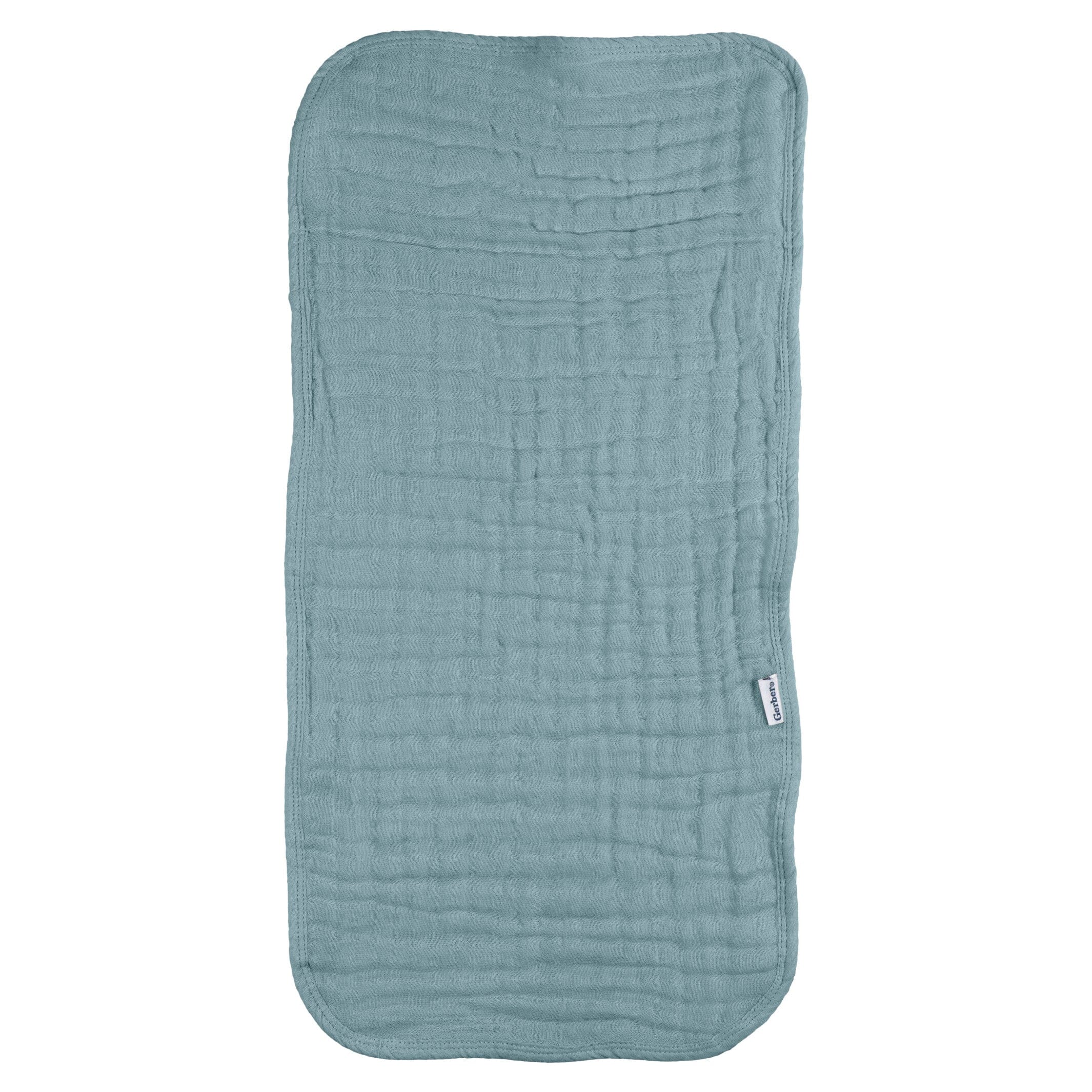 6-Pack Baby Neutral Teal Muslin Burpcloth