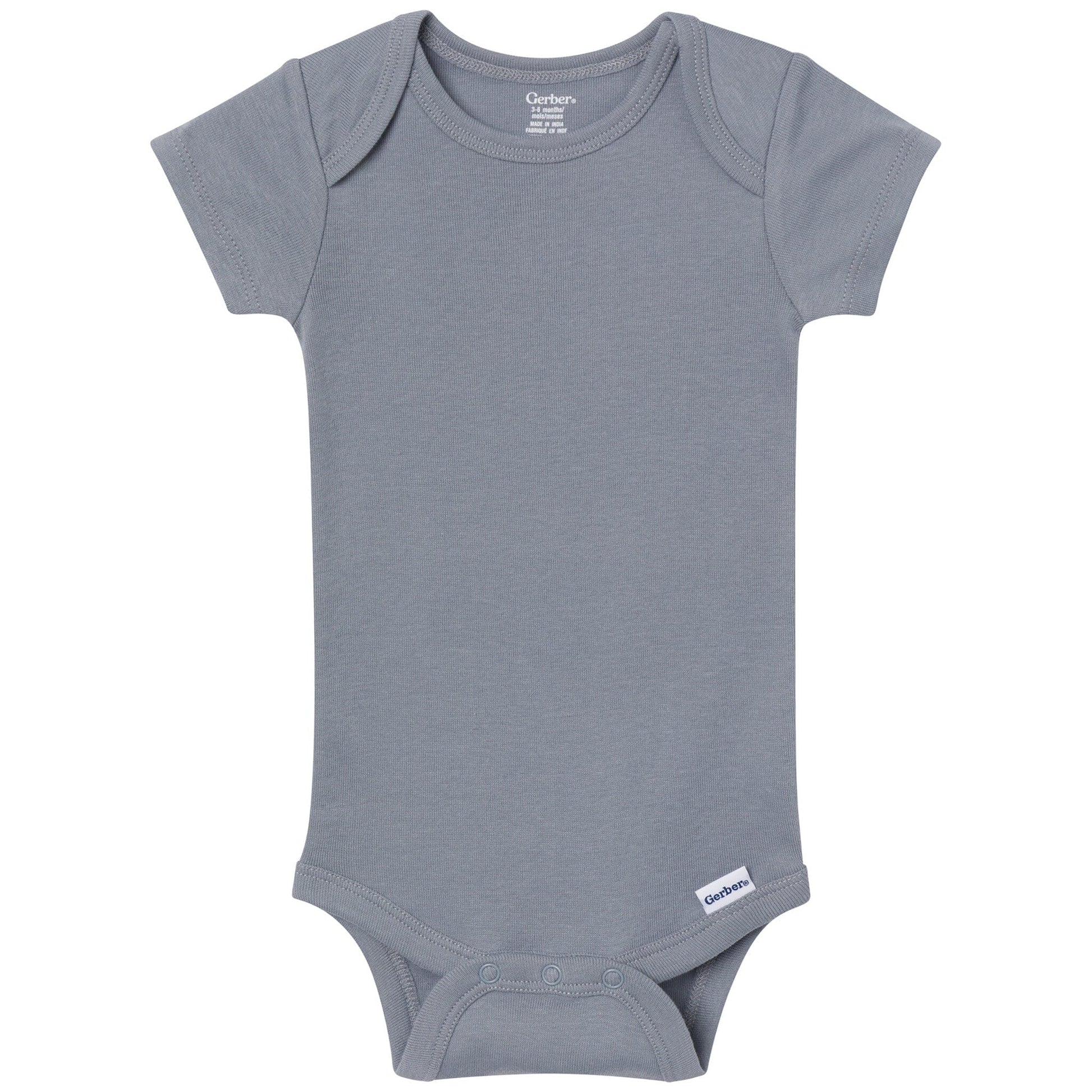 8-Pack Baby Boys Earth Rainbow Short Sleeve Bodysuits onesies Gerber® 