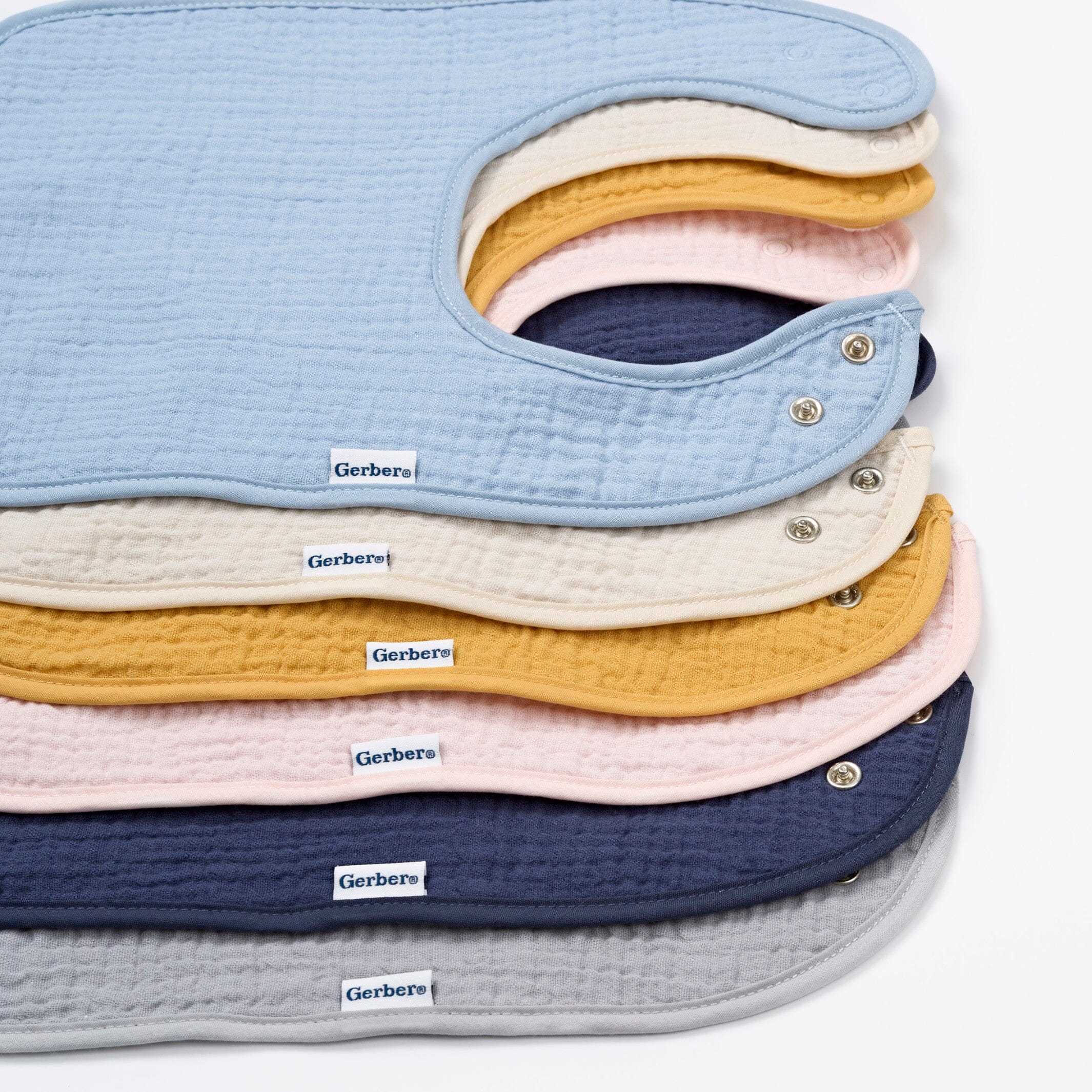 8-Pack Baby Boys Multi Drooling Bibs
